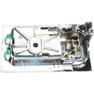 Rareelectrical - Front Or Rear Passenger Side Interior Door Handle Fits 2009-2014 Ford F-150 Chrome With Lock Button - Image 5