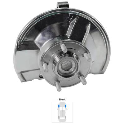 Rareelectrical - New Loaded Knuckle Compatible With Dodge Jeep Compass High Altitude 4 Cyl 2.4L Caliber Heat 4 Cyl - Image 2