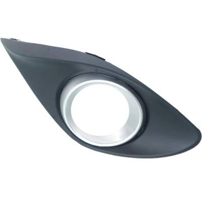 Rareelectrical - New Silver Fog Light Trim Compatible With Mazda 2 Gx 2 Sport 2 Yozora 2 Touring 2 Gs 2011-2014 By - Image 2