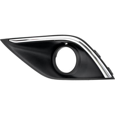 Rareelectrical - New Left Front Fog Light Trim Compatible With Mitsubishi Outlander Se 4 Cyl 2.4L Outlander Sel 4 Cyl - Image 2