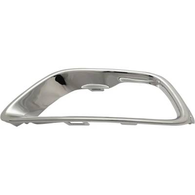 Rareelectrical - New Chrome Fog Light Trim Compatible With Jeep Grand Cherokee Overland Grand Cherokee Trailhawk - Image 1