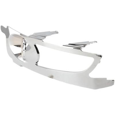 Left Front Fog Light Trim Bezel Chrome Compatible With 2008-2012 Buick Enclave Cx 3.6L (08-11) Cxl