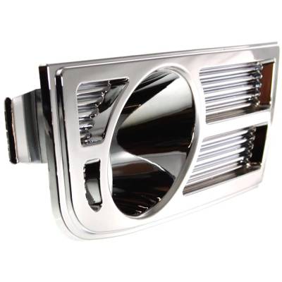 Rareelectrical - Right Front Fog Light Trim Compatible With 2007-2010 Lincoln Mkx Base 3.5L (07-10) Chrome Bezel - Image 3