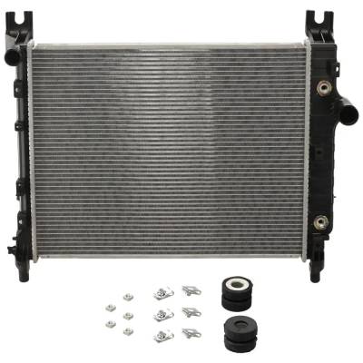 New Aluminum Radiator Compatible With Dodge Durango Sport 8 Cyl 4.7L Dakota Base 8 Cyl 4.7L Dakota