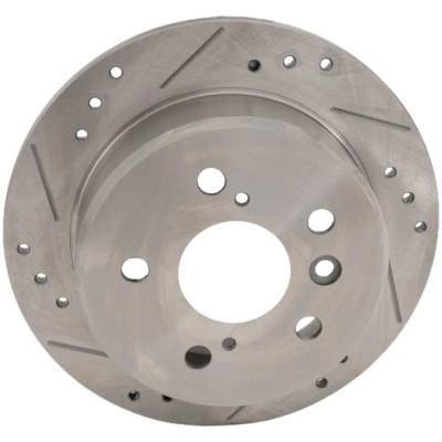Rareelectrical - New Solid Brake Disc Compatible With Lexus Toyota Camry Se 6 Cyl 3.0L Camry Base 6 Cyl 3.0L Camry Dx - Image 3