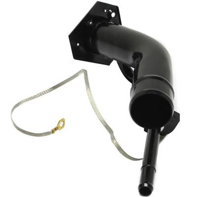 Rareelectrical - New 2 In. Diameter Fuel Tank Filler Neck Compatible With Chevrolet Gmc K1500 Suburban Sle 8 Cyl 6.5L - Image 2