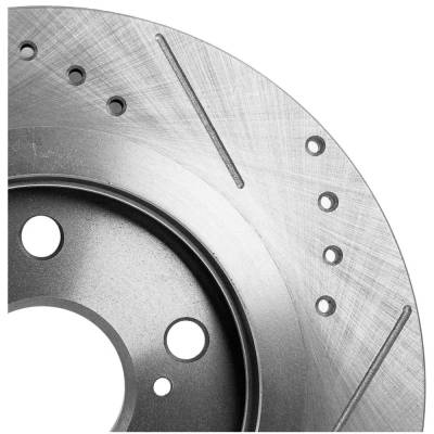 Rareelectrical - New Solid Brake Disc Compatible With Pontiac Scion Toyota Im Base 4 Cyl 1.8L Xb Base 4 Cyl 2.4L - Image 7