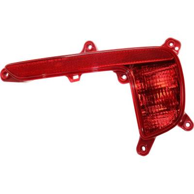 Rareelectrical - New Right Rear Bumper Reflector Compatible With Kia Rio Lx 4 Cyl 1.6L Rio Sx 4 Cyl 1.6L Ex 2016-2017 - Image 1
