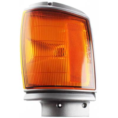 Gray Trim Left Corner Light Compatible With 1987-1988 Toyota Pickup Base 2.4L (87-88) To2520115