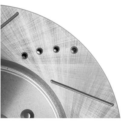 RAREELECTRICAL - New Cross-Drilled And Slotted Brake Disc Compatible With Honda Accord Lx 4 Cyl 1.5L Accord Sport 4 - Image 7
