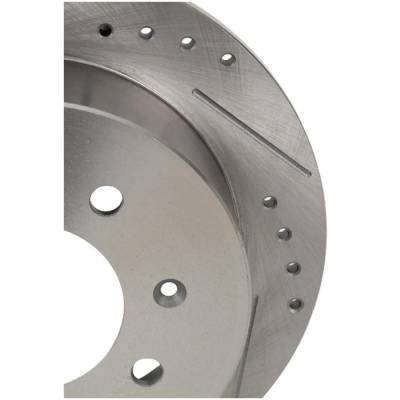 Rareelectrical - New Solid Brake Disc Compatible With Hyundai Kia Optima Se 6 Cyl 2.7L Optima Ex 6 Cyl 2.7L Optima Se - Image 4