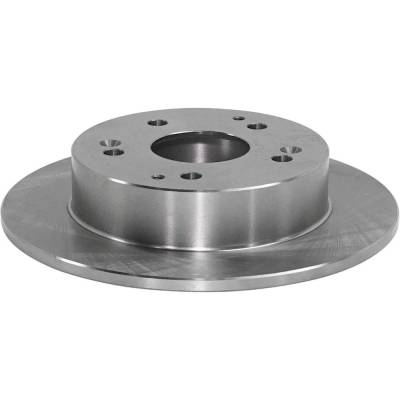 Rareelectrical - New Solid Brake Disc Compatible With Acura Honda Accord Ex 6 Cyl 3.0L Civic Si 4 Cyl 1.7L Civic Si 4 - Image 4