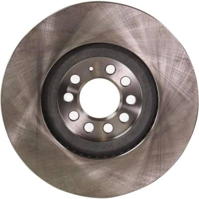 Rareelectrical - New Vented Brake Disc Compatible With Audi Volkswagen Tt Quattro Alms Edition 4 Cyl 1.8L Jetta Gli 6 - Image 3