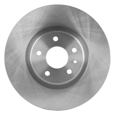 New Vented Brake Disc Compatible With Ford Lincoln Mkz Base 4 Cyl 2.0L Mkz Base 6 Cyl 3.7L Mkz Black