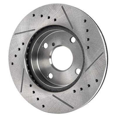 Rareelectrical - New Vented Brake Disc Compatible With Mazda Miata Base 4 Cyl 1.6L Miata Se 4 Cyl 1.6L Le 1990-1993 - Image 4