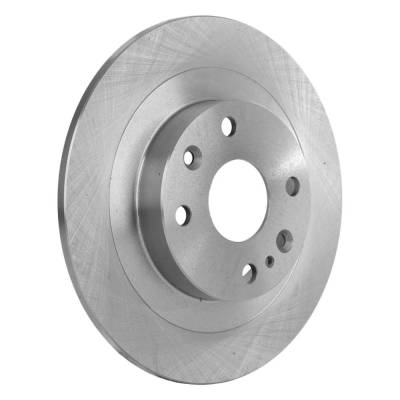 Rareelectrical - New Solid Brake Disc Compatible With Ford Mazda Mercury Tracer Trio 4 Cyl 1.9L Escort Zx2 Hot Coupe - Image 2
