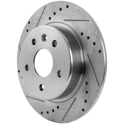 Rareelectrical - New Solid Brake Disc Compatible With Chevrolet Cruze Diesel 4 Cyl 1.6L Volt Lt 4 Cyl 1.5L Bolt Ev - Image 3