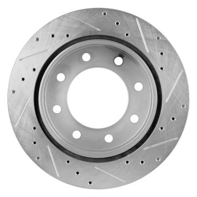 Rareelectrical - Performance Rotor Brake Disc Compatible With Chevrolet Gmc Silverado 1500 Hd Base 8 Cyl 6.0L Yukon - Image 5