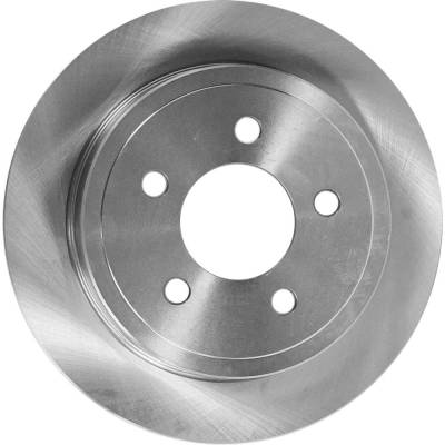 Rareelectrical - New Solid Brake Disc Compatible With Jeep Wrangler Se 4 Cyl 2.4L Liberty Rocky Mountain Edition 6 - Image 2
