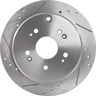 New Solid Brake Disc Compatible With Acura Honda Rdx Base 4 Cyl 2.3L Cr-V Ex-L 4 Cyl 2.4L Cr-V