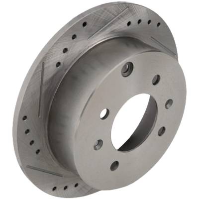 Rareelectrical - New Solid Brake Disc Compatible With Hyundai Kia Optima Ex 4 Cyl 2.4L Magentis Base 6 Cyl 2.7L - Image 3
