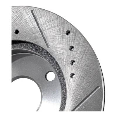 Rareelectrical - New Vented Brake Disc Compatible With Mazda Miata Le 4 Cyl 1.6L Miata Base 4 Cyl 1.6L Se 1990-1993 - Image 5
