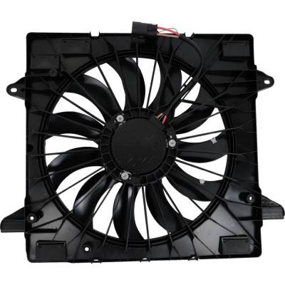 Rareelectrical - New Single Cooling Fan Assembly Compatible With Cadillac Chevrolet Gmc Xt5 Premium Luxury 6 Cyl 3.6L - Image 2