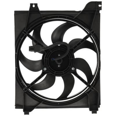 Rareelectrical - New Radiator Cooling Fan Assembly Compatible With Kia Rio Sx 4 Cyl 1.6L Rio5 Ex 4 Cyl 1.6L Rio5 Ex - Image 1