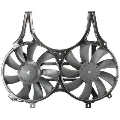 RAREELECTRICAL - New Dual Cooling Fan Assembly Compatible With Mercedes Benz E300 Base 6 Cyl 3.0L E320 Base 6 Cyl - Image 2