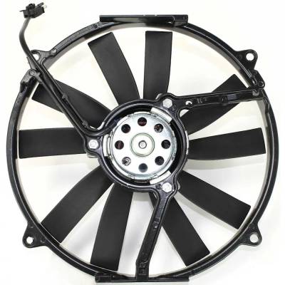 Rareelectrical - New Single Cooling Fan Assembly Compatible With Mercedes Benz 400E Base 8 Cyl 4.2L E420 Base 8 Cyl - Image 4