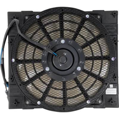 RAREELECTRICAL - New Condenser Cooling Fan Assembly Compatible With Chevrolet Gmc Isuzu W5500hd Forward W5s042 4 Cyl - Image 2