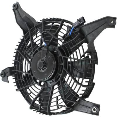 Rareelectrical - New A/C Condenser Cooling Fan Assembly Compatible With Mitsubishi Montero Xls 6 Cyl 3.8L Montero - Image 2