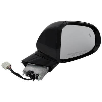 Rareelectrical - Side Mirror Compatible With 2019-2020 Hyundai Santa Fe 2.5L 1.6L I4 Smartstream Right Passenger Side - Image 3