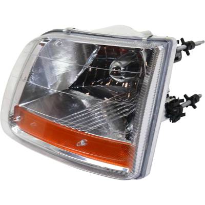 Rareelectrical - Headlight Compatible With 2001-2003 Ford F-150 4.2L 4.6L V6 Essex Triton Left Driver Side Halogen - Image 3