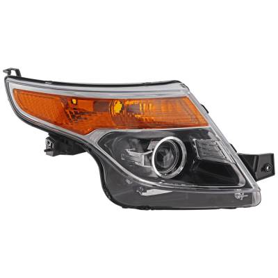 Headlight Compatible With 2011-2015 Ford Explorer 2.0L 3.5L I4 Ti-Vct Right Passenger Side Xenon