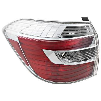 Rareelectrical - New Tail Light Compatible With 2008-2010 Toyota Highlander 2.7L 3.5L I4 Left Driver Side Halogen - Image 2