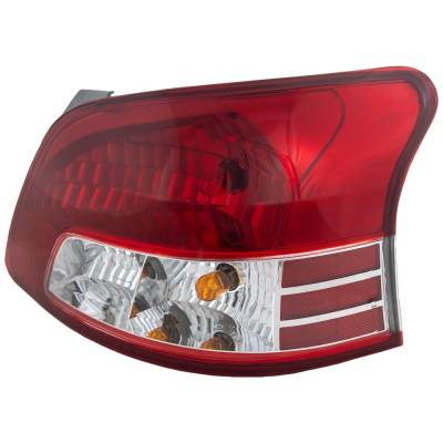Rareelectrical - Tail Light Compatible With 2007-2012 Toyota Yaris 1.5L I4 Right Passenger Side Halogen Rept730309 - Image 3