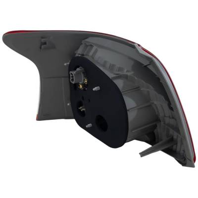 Rareelectrical - Tail Light Compatible With 2007-2012 Toyota Yaris 1.5L I4 Right Passenger Side Halogen Rept730309 - Image 6