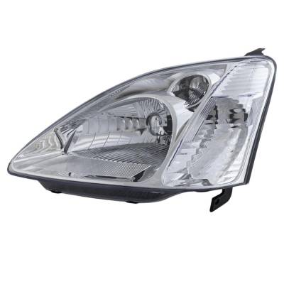 Rareelectrical - Headlight Compatible With 2002-2003 Honda Civic 1.7L 2.0L I4 D17a1 D17a2 K20a3 Left Driver Side - Image 3