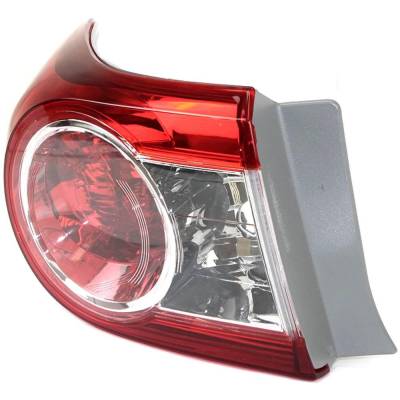 Rareelectrical - Tail Light Compatible With 2011-2013 Toyota Corolla 1.8L I4 Left Driver Side Halogen Rept730334 - Image 2