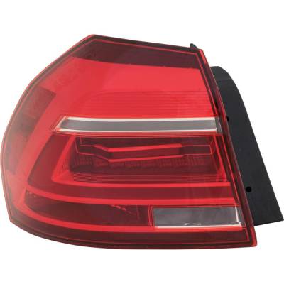 Tail Light Compatible With 2016-2017 Volkswagen Passat 1.8L 2.0L I4 Ea390 Ea288 Left Driver Side Led