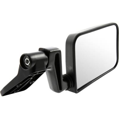 Rareelectrical - New Side Mirror Compatible With 1987-2002 Jeep Wrangler Left Driver Side Replaces Ch1320296 55027207 - Image 3