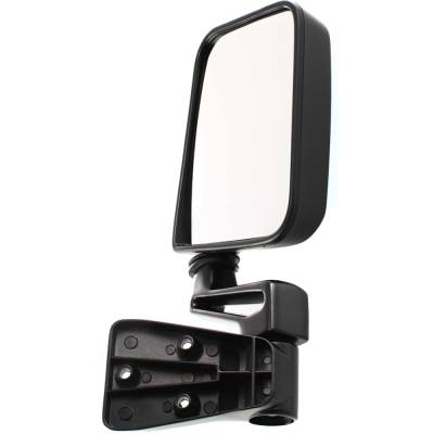 Rareelectrical - New Side Mirror Compatible With 1987-2002 Jeep Wrangler Right Passenger Side Replaces Ch1321296 - Image 2
