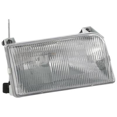 Headlight Compatible With 1992-1997 Ford Bronco F-150 F-250 F-350 F-53 Motorhome Chassis F-59