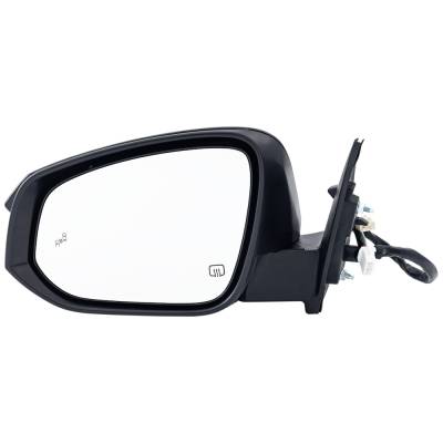 Side Mirror Compatible With 2017-2019 Toyota Highlander 2.7L 3.5L I4 Left Driver Side 295Hp Replaces