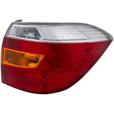Rareelectrical - Tail Light Compatible With 2008-2010 Toyota Highlander 2.7L 3.5L I4 Right Passenger Side 270Hp - Image 3
