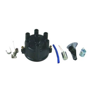 Ignition Tune Up Kit Compatible With Mercruiser Omc Crusader 4.3L V6 Prestolite Screw-Down Cap