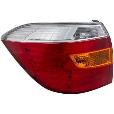 Rareelectrical - Tail Light Compatible With 2008-2010 Toyota Highlander 2.7L 3.5L I4 Left Driver Side 270Hp Replaces - Image 3