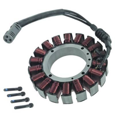 12V 50 Amp Stator 3-Phase Compatible With 2006-2013 Harley Davidson Road Glide Fltr Custom Fltrx Cvo