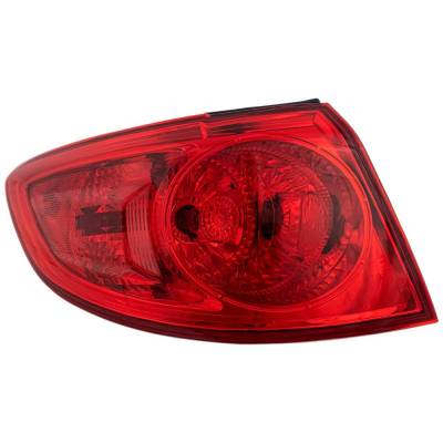 Tail Light Compatible With 2007-2009 Hyundai Santa Fe 2.4L 3.5L I4 Left Driver Side Halogen
